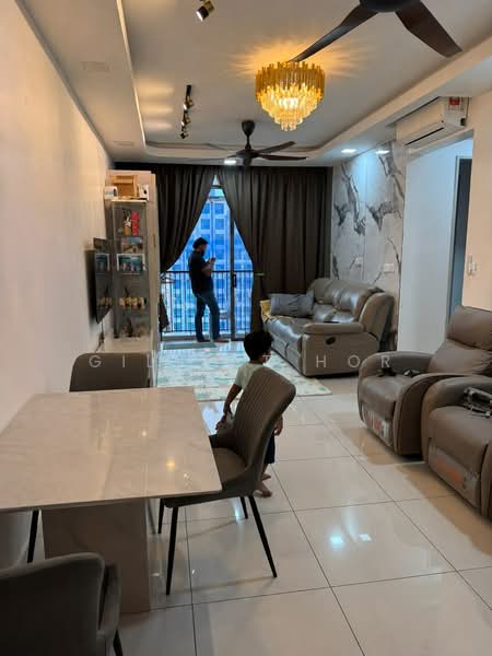 Service Residence for Rent at Kenwingston Platz - Gilbert Hor - Living Room - PropertyGuru.com.my