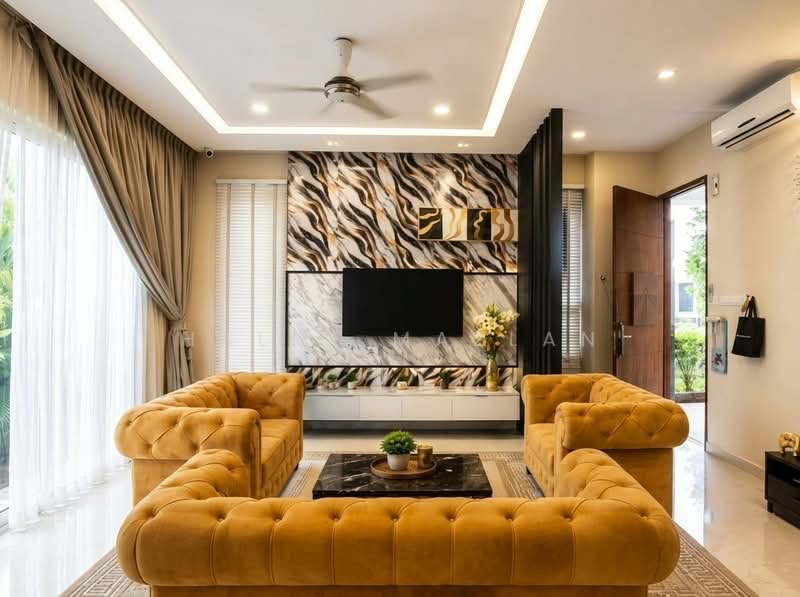 Zero-Lot Bungalow for Rent in Lakefront Villa (Cyberjaya) - Halim Mazlan - Living Room - PropertyGuru.com.my