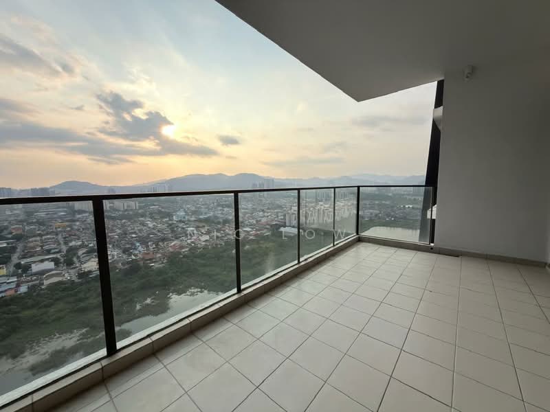 Kondominium untuk Disewa di Lakeville Residence - Nic Low - Balcony - PropertyGuru.com.my