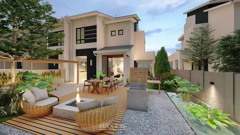 2.5-storey Terraced House for Sale in Petra Jaya (Kuching) - Leslie Loi - Exterior - PropertyGuru.com.my