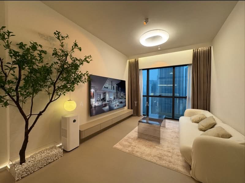 Servis Apartment untuk Disewa di TRX Residences - Aden Tai - Living Room - PropertyGuru.com.my