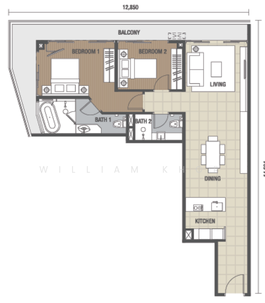 Service Residence for Rent at Dorsett Residences Bukit Bintang - William Khor - PropertyGuru.com.my