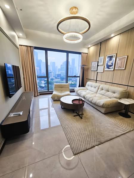 Servis Apartment untuk Dijual di TRX Residences - Adrian Khoo - Living Room - PropertyGuru.com.my