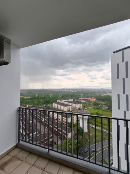 Service Residence for Rent at Greenfield Regency - Fion Lee - Balcony - PropertyGuru.com.my