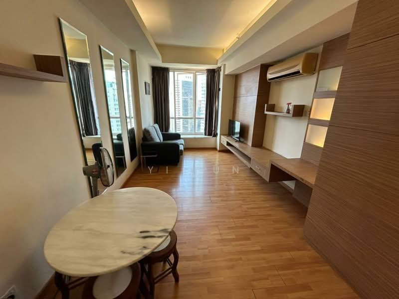Service Residence for Rent at Parkview Service Apartment - Yi Jun - Living Room - PropertyGuru.com.my