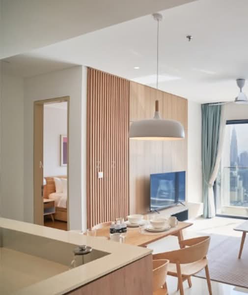 Servis Apartment untuk Disewa di Mitsui Serviced Suites - Mu'izz Halim - Living Room - PropertyGuru.com.my