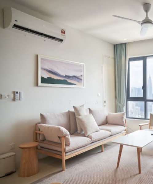 Servis Apartment untuk Disewa di Mitsui Serviced Suites - Mu'izz Halim - Living Room - PropertyGuru.com.my