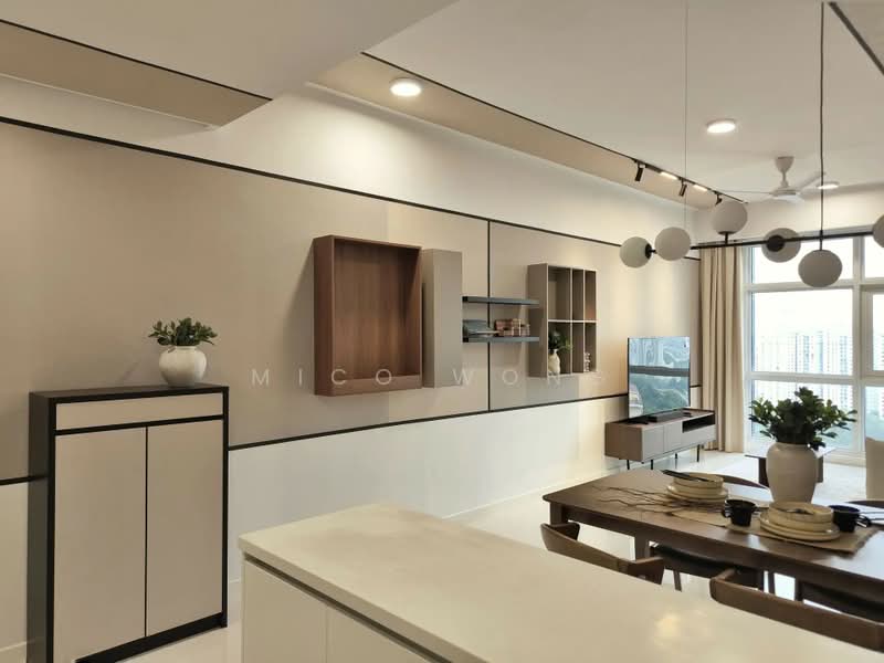 Servis Apartment untuk Disewa di Met 1 Residences - Mico Wong - Living Room - PropertyGuru.com.my