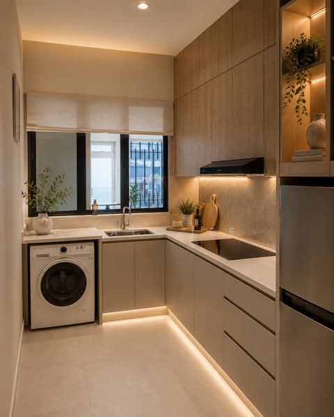 Kondominium untuk Dijual di PSV 1 Residences @ Platinum South Valley - Jack Lee - Kitchen - PropertyGuru.com.my