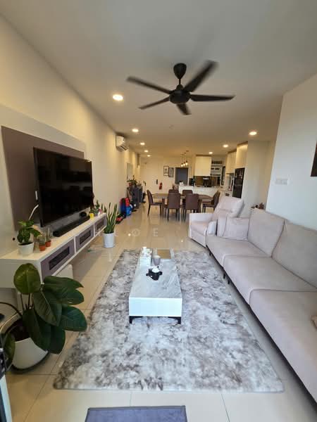 Service Residence for Sale at AraTre' Residences - Chloe Koo - Living Room - PropertyGuru.com.my