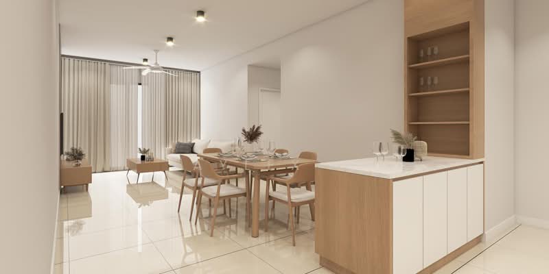 Servis Apartment untuk Dijual di The Atera @ Petaling Jaya - Phase 2 - Aylex . - Living Room - PropertyGuru.com.my