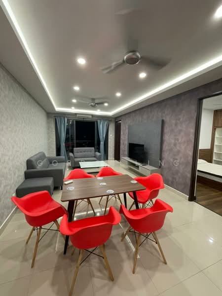 Service Residence for Rent at Symphony Tower (Menara Simfoni) - Gordon Ling - Living Room - PropertyGuru.com.my