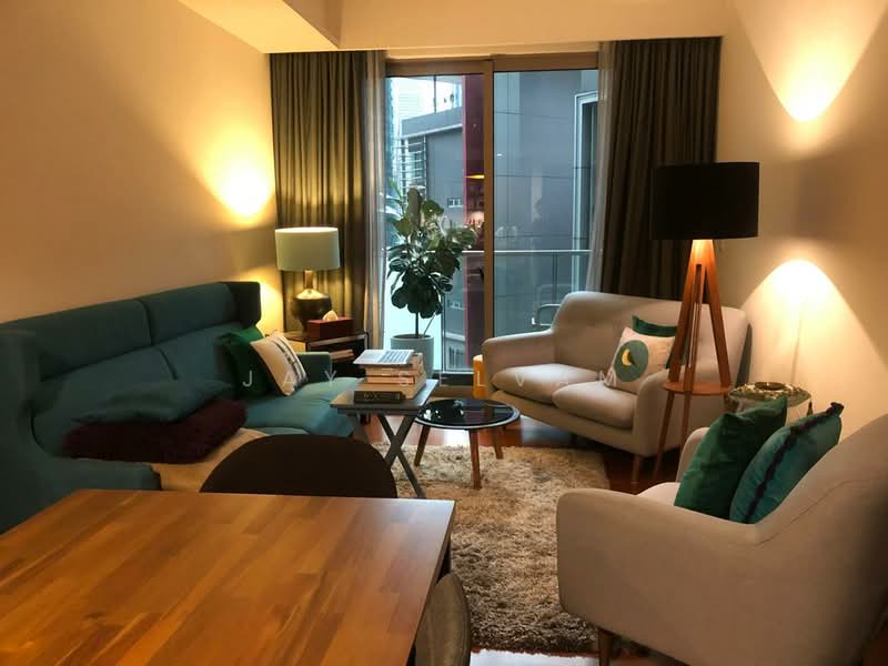 Service Residence for Rent at Stonor 3 - Jay Selvam - Living Room - PropertyGuru.com.my
