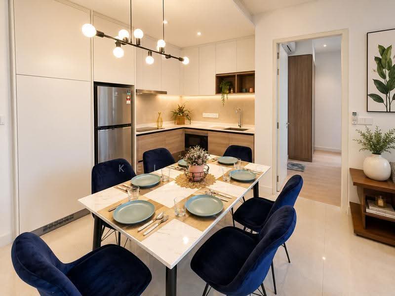 Service Residence for Rent at ViiA Residences - Kelly Ang - Dining Room - PropertyGuru.com.my
