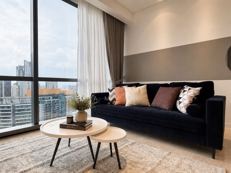 Service Residence for Rent at SO Sofitel Kuala Lumpur Residences - Sam Ho - Living Room - PropertyGuru.com.my