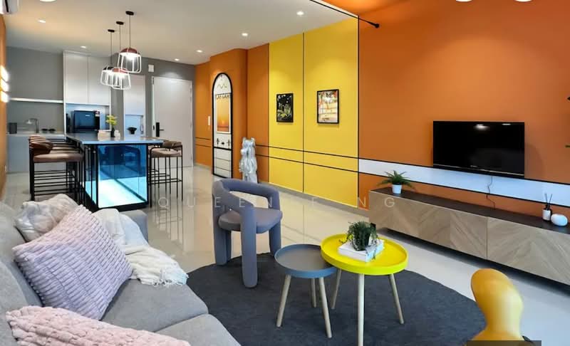 Service Residence for Sale at Twin Galaxy (Dwi Galaksi) - Queenie Ng - Living Room - PropertyGuru.com.my