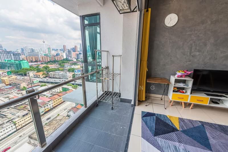 Service Residence for Rent at One Residence - Alex Wong - Balcony - PropertyGuru.com.my