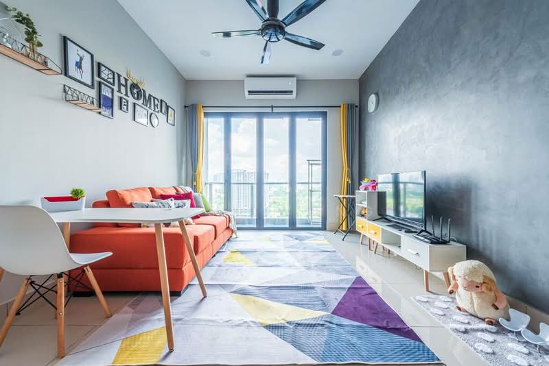 Service Residence for Rent at One Residence - Alex Wong - Living Room - PropertyGuru.com.my