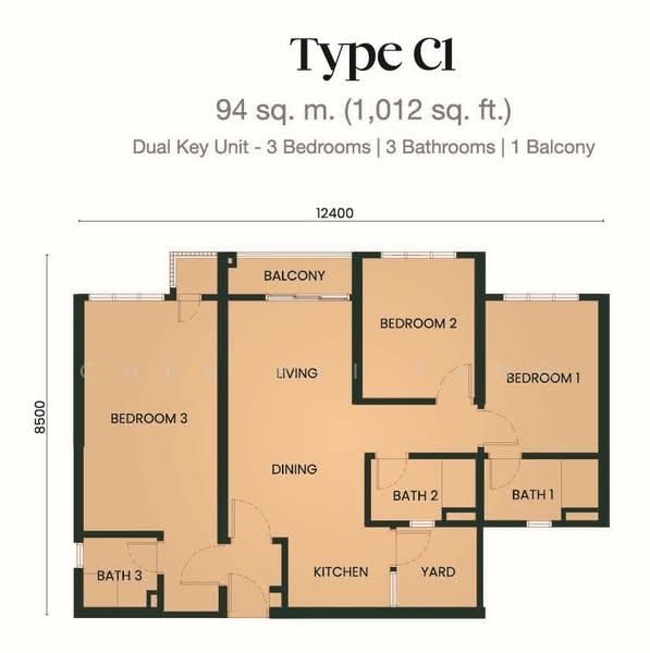 Service Residence for Sale at Bodaiju Residences - Chen Pei Fang - PropertyGuru.com.my