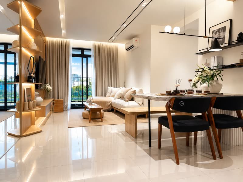 Service Residence for Sale at Bodaiju Residences - Chen Pei Fang - Living Room - PropertyGuru.com.my