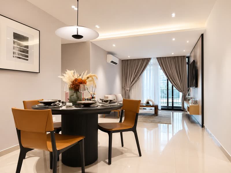 Service Residence for Sale at Bodaiju Residences - Chen Pei Fang - Dining Room - PropertyGuru.com.my