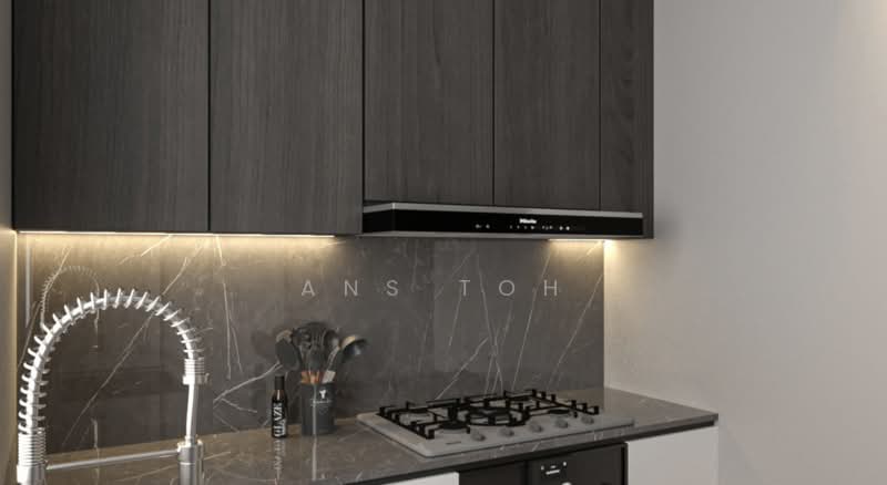 Servis Apartment untuk Dijual di The Tropika - Yik Chuen - Kitchen - PropertyGuru.com.my