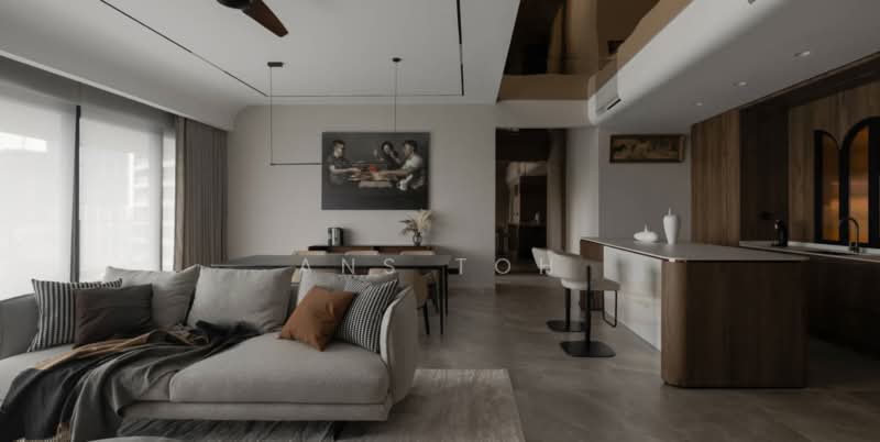 Service Residence for Sale at Twin Arkz - ANS TOH - Living Room - PropertyGuru.com.my