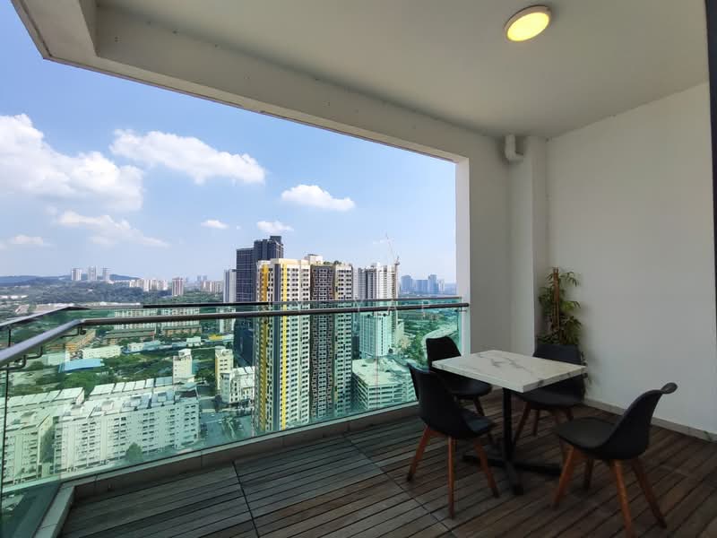 Kondominium untuk Disewa di Verando Residence - JY Yap - Balcony - PropertyGuru.com.my