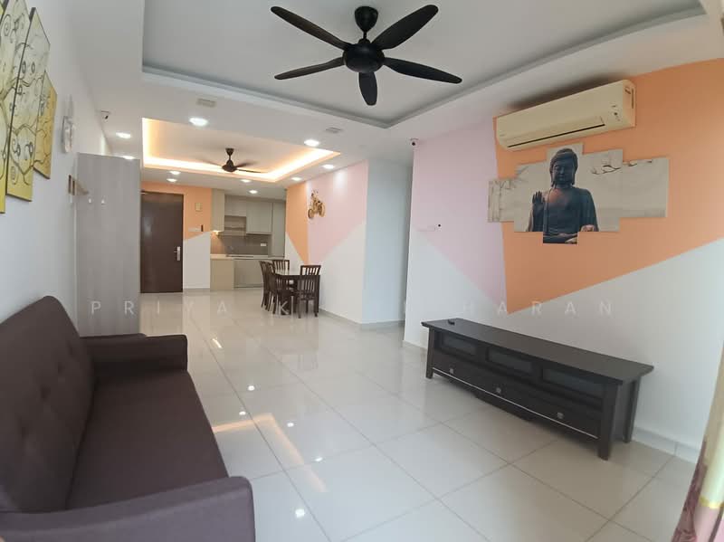 Kondominium untuk Disewa di Aurora Residence @ Lake Side City - Priya K Sritharan - Living Room - PropertyGuru.com.my