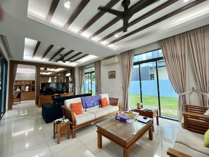 Rumah Berkembar untuk Dijual di Setia Eco Gardens (Gelang Patah) - Roselynn Chai - Living Room - PropertyGuru.com.my