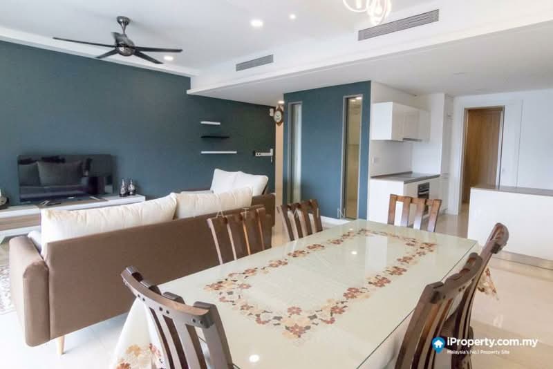 Servis Apartment untuk Dijual di The Sentral Residences - Yat Min - Living Room - PropertyGuru.com.my