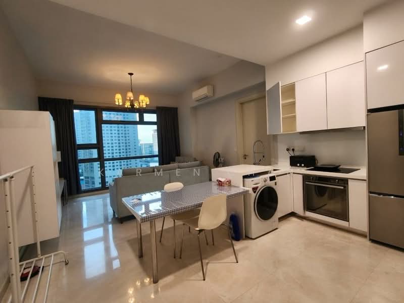 Servis Apartment untuk Disewa di Vogue Suites One - Karmen Chan - Living Room - PropertyGuru.com.my