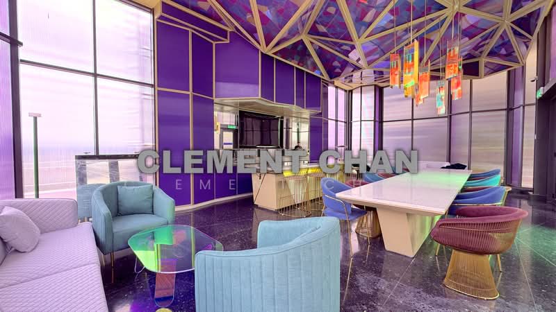 Servis Apartment untuk Dijual di Est8 - Clement Chan - Living Room - PropertyGuru.com.my