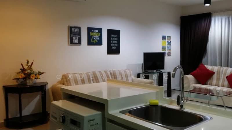 Servis Apartment untuk Disewa di Trefoil @ Setia City - Caden Phang - Living Room - PropertyGuru.com.my
