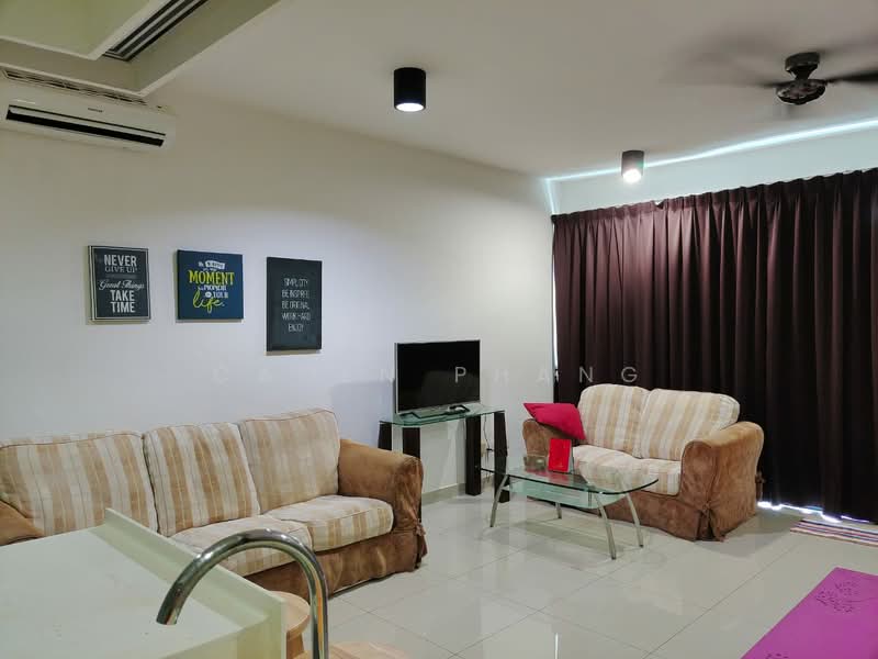 Servis Apartment untuk Disewa di Trefoil @ Setia City - Caden Phang - Living Room - PropertyGuru.com.my
