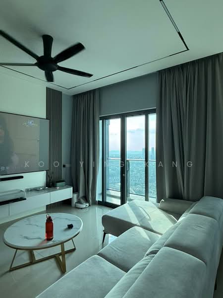 Service Residence for Rent at Megah Rise - Koo Ying Kang - Living Room - PropertyGuru.com.my