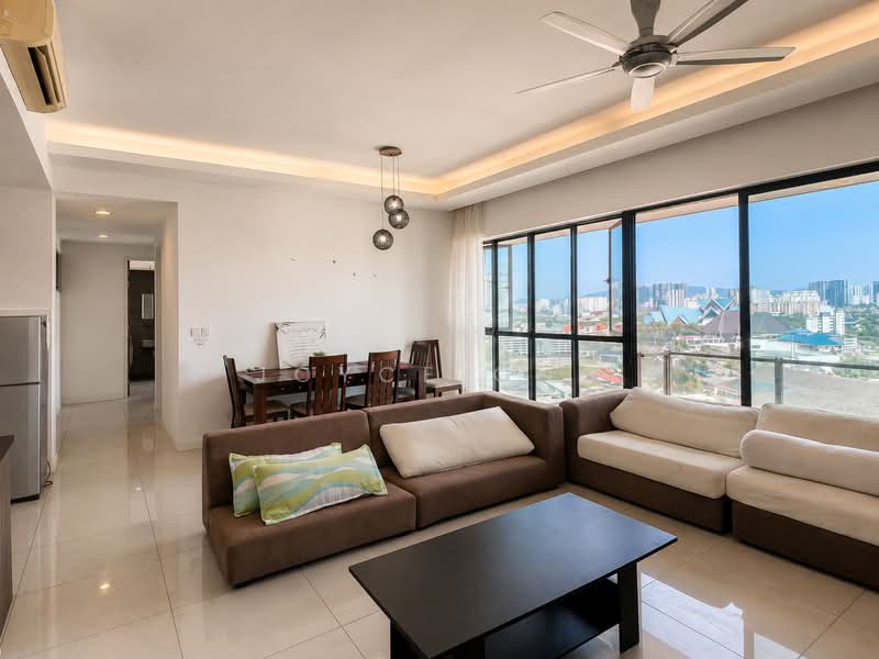 Servis Apartment untuk Dijual di Setia SKY Residences - Joyce Ong - Living Room - PropertyGuru.com.my