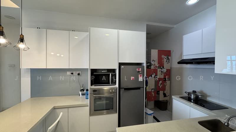 Service Residence for Sale at Skypod Residence - Johann Paul Gregory - Kitchen - PropertyGuru.com.my