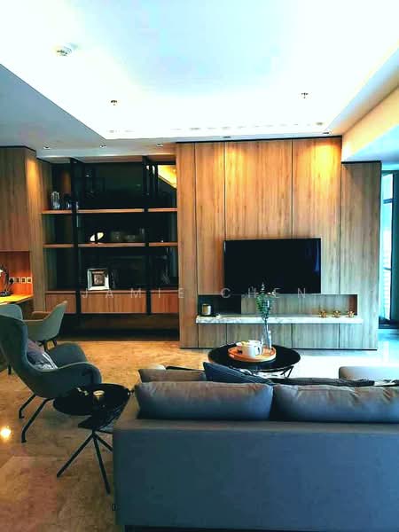 Servis Apartment untuk Disewa di The Ritz-Carlton Residences - Jamie Chen - Living Room - PropertyGuru.com.my