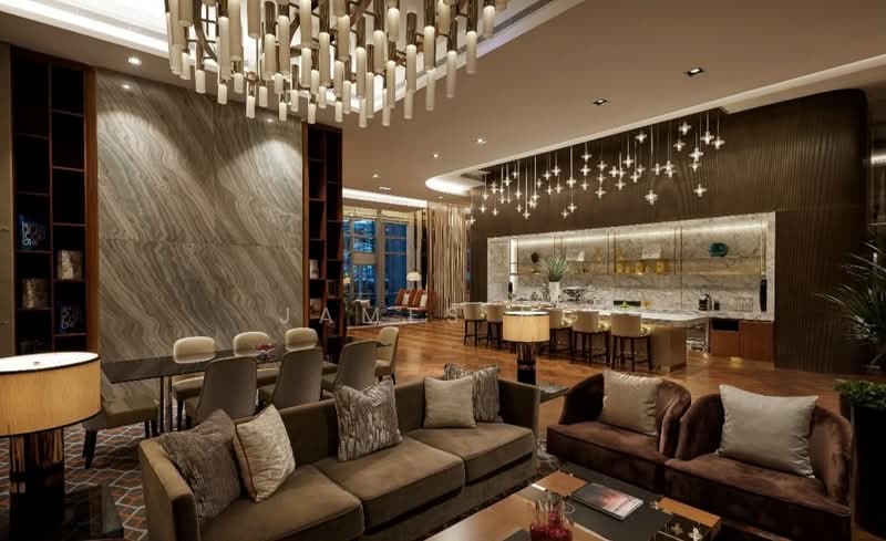 Servis Apartment untuk Dijual di The Ritz-Carlton Residences - James Ng - Living Room - PropertyGuru.com.my