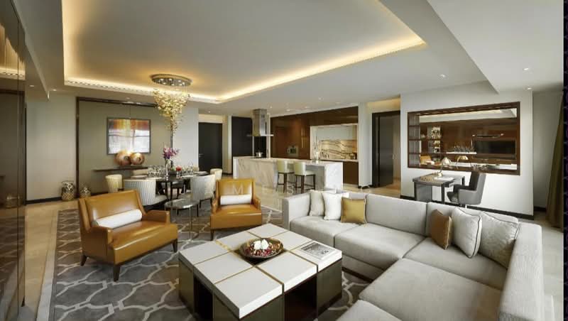 Servis Apartment untuk Dijual di The Ritz-Carlton Residences - James Ng - Living Room - PropertyGuru.com.my