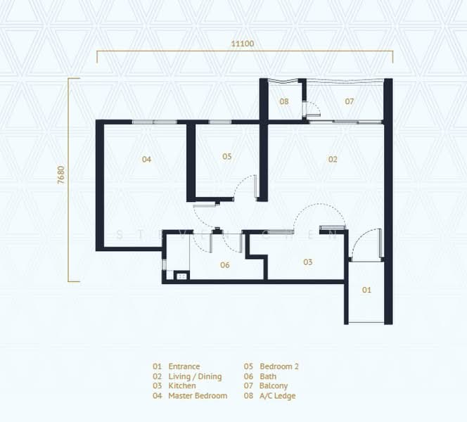 Servis Apartment untuk Disewa di UNA Serviced Apartment - Steven Chen - PropertyGuru.com.my
