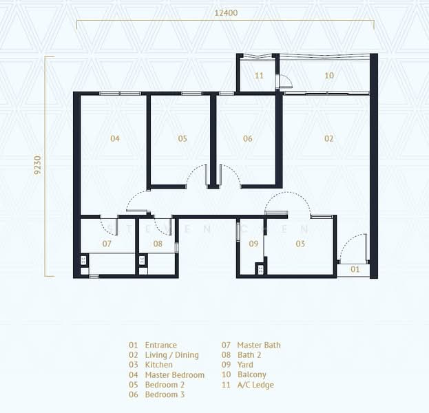 Servis Apartment untuk Disewa di UNA Serviced Apartment - Steven Chen - PropertyGuru.com.my