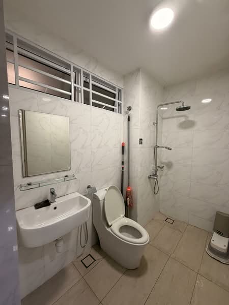 Service Residence for Rent at Twin Galaxy (Dwi Galaksi) - YC Fung - Bathroom - PropertyGuru.com.my