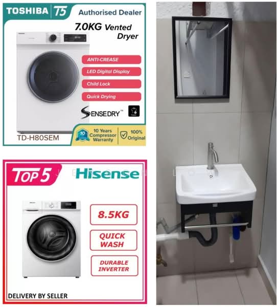 Servis Apartment untuk Disewa di M Vertica - Jenson Low - Bathroom - PropertyGuru.com.my
