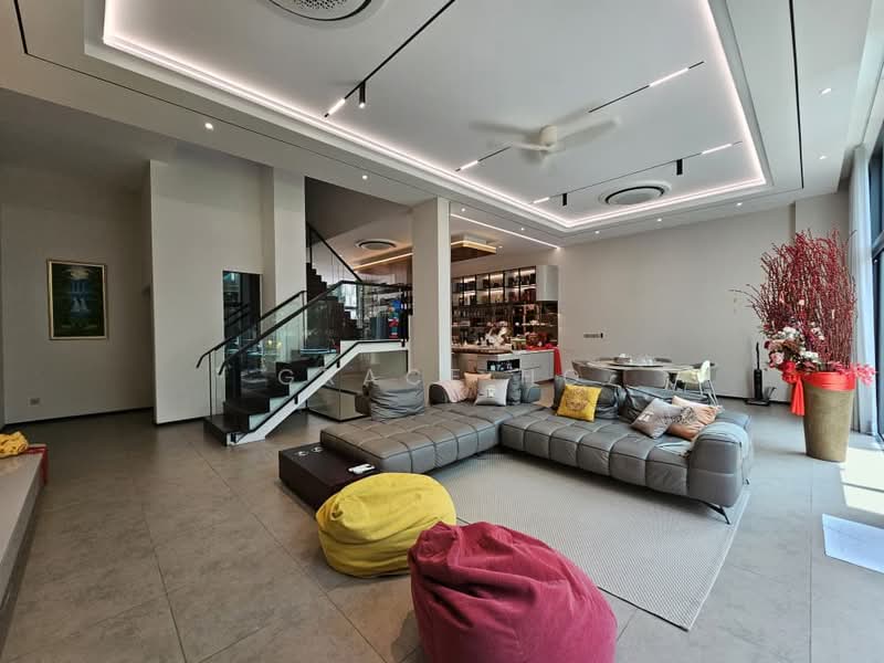 Rumah Teres 3.5-Tingkat untuk Dijual di The Mansions (Desa Parkcity) - Grace Ho - Living Room - PropertyGuru.com.my