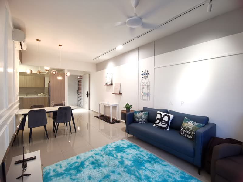 Servis Apartment untuk Dijual di Gravit8, Klang - Stephanie Yap - Living Room - PropertyGuru.com.my