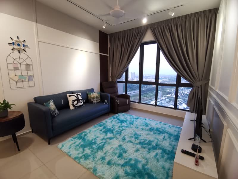 Servis Apartment untuk Dijual di Gravit8, Klang - Stephanie Yap - Living Room - PropertyGuru.com.my