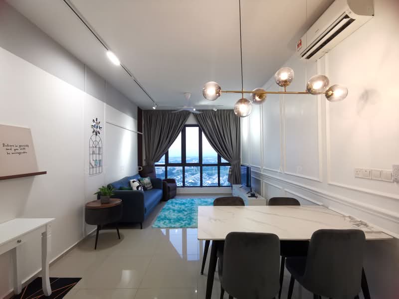 Servis Apartment untuk Dijual di Gravit8, Klang - Stephanie Yap - Living Room - PropertyGuru.com.my