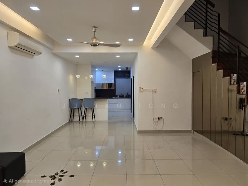 Rumah Teres 2.5 Tingkat untuk Dijual di Abadi Heights (Puchong) - Julian Tong - Living Room - PropertyGuru.com.my